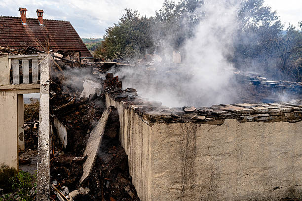 Professional Fire Damage Removal technician working in Woodville, TX